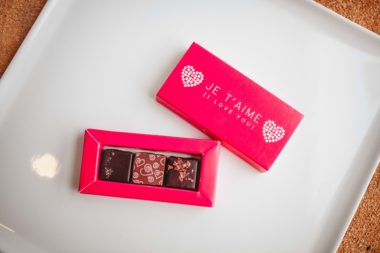 valentine's day chocolate bonbons