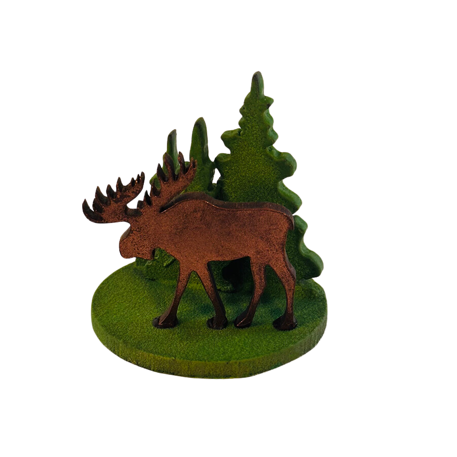 Mini Moose In Forest 2